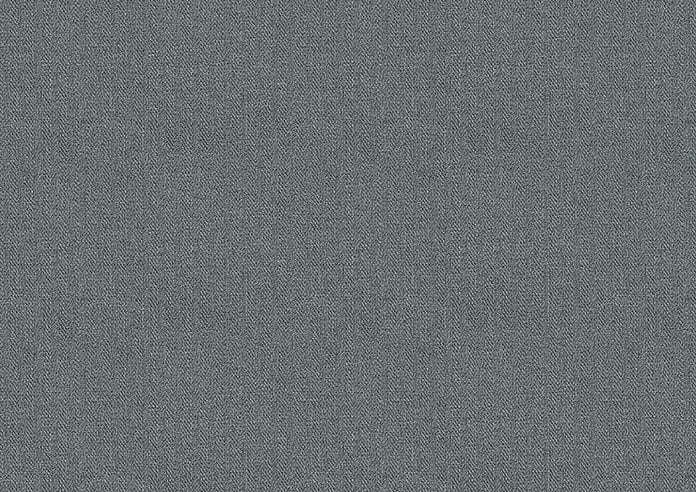 Classic Herringbone (Blackout), Grey - Motorised Roman Blind - Image 7